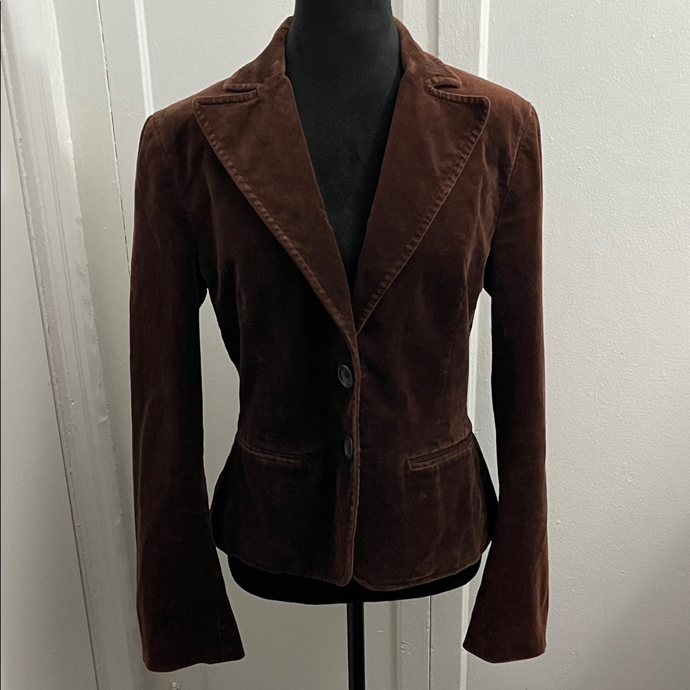 Express Design Studio Velvet Blazer